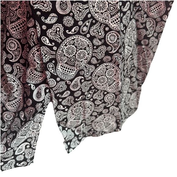 Switchblade Stiletto Women’s Sugar Skull Black And White Dress Pin Up sz Small - Picture 4 of 8